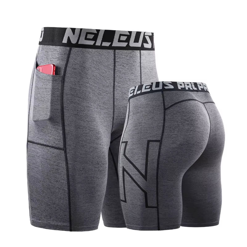 Leggings Sport Men Sportswear Fitnes Gym Clothing Male Compression Tights Solid Bottoms Quick Drying Football Basketball Jerseys