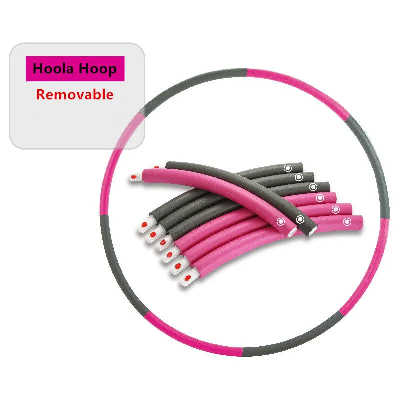 High Quality Hoola Hoop Female'S Weight Loss Ring Adult Detachable Abdomen Fitnes Hoop Sponge