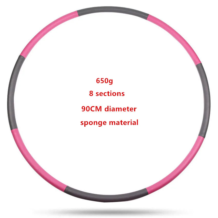 High Quality Hoola Hoop Female'S Weight Loss Ring Adult Detachable Abdomen Fitnes Hoop Sponge