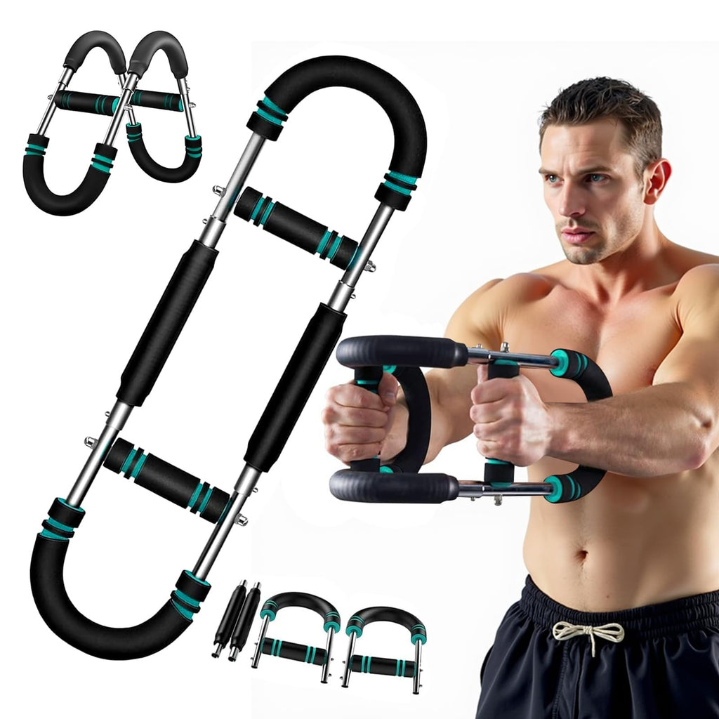 Adjustable Power Twister Bar Arm Chest Shoulder Trainer Workout Equipment Fitnes